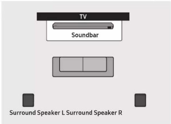 SAMSUNG HW-Q810C - Surround speaker mode (HW-Q9\*\*C, HW-Q9\*\*GC only) - 1