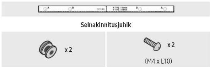 SAMSUNG HW-Q810C - Seinakinnituse komponendid - 1