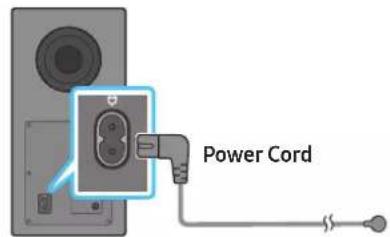 SAMSUNG HW-Q810C - Connecting the power and units - 1