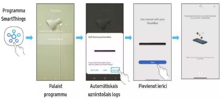 SAMSUNG HW-Q810C - Sākotnējā savienojuma izveide - 1
