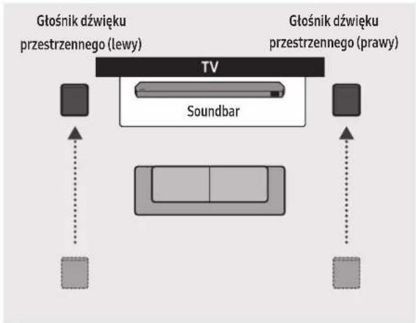 SAMSUNG HW-Q810C - Głośnik dźwięku przestrzennego (tylko model HW-Q9\*\*C, HW-Q9\*\*GC) - 2
