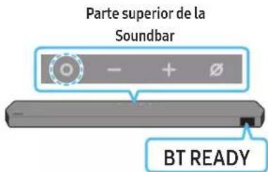 Parte superior de la Soundbar BT READY