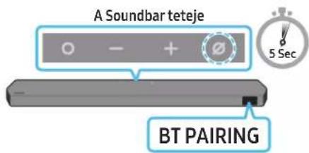 A Soundbar teteje BT PAIRING