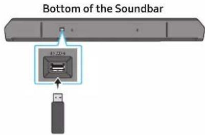 Bottom of the Soundbar 1-504