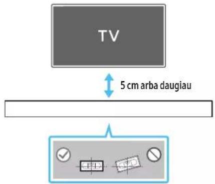 TV 5 cm arba daugiau