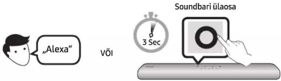 SAMSUNG HW-S66A - Amazon Alexa kasutamise alustamine (sisseehitatud Alexa) - 1