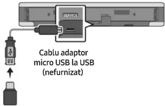 SERVICE Cable adaptor micro USB la USB (nefurnizat)