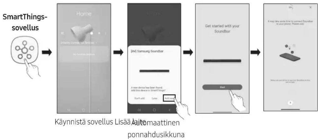 SAMSUNG HW-S66A - Ensimmäinen yhteys - 1