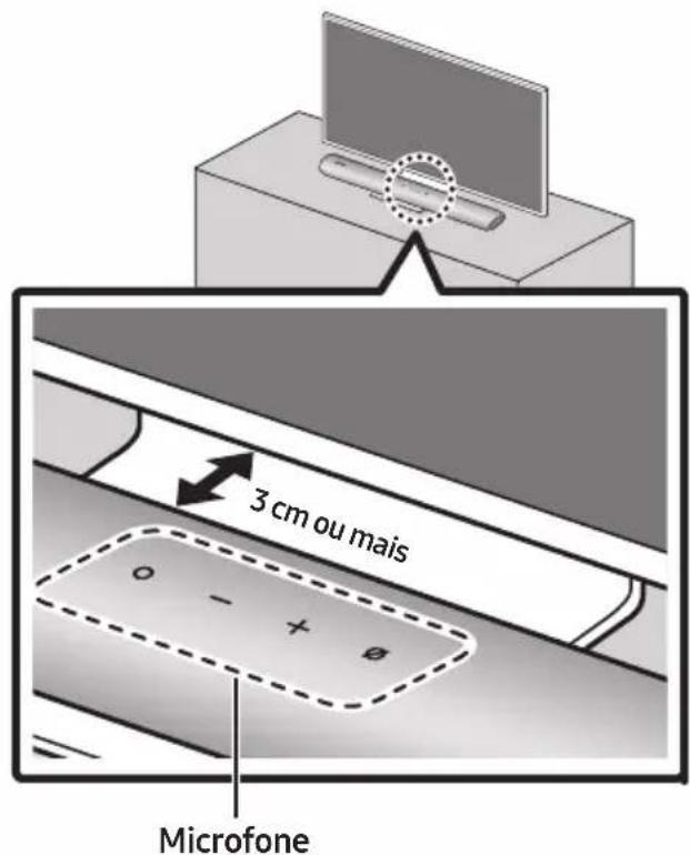 SAMSUNG HW-S66A - INSTALAR O SOUNDBAR EM FRENTE AO TELEVISOR - 1