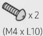 SAMSUNG HW-S66A - Komponenty montażowe - 3