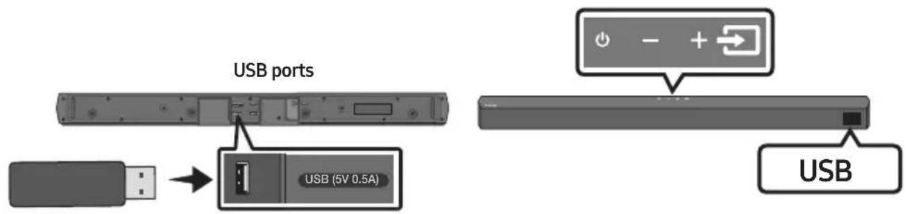 SAMSUNG HW-B540 - SAVIENOŠANA AR USB KRĀTUVES IERĪCI - 1