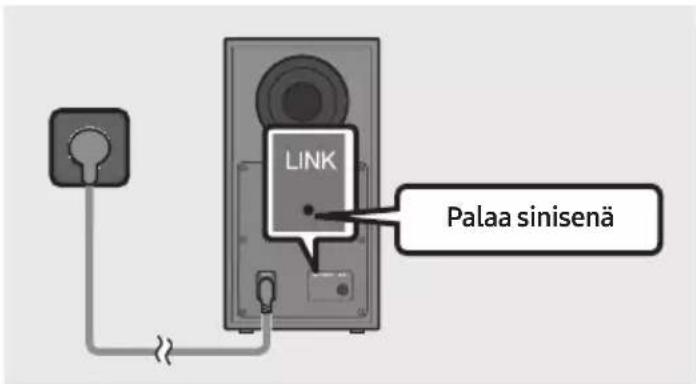 LINK Palaa sinisenä