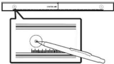 SAMSUNG HW-B540 - Platzieren Sie die Montagehilfe für die Wandhalterung an der Wand. - 3