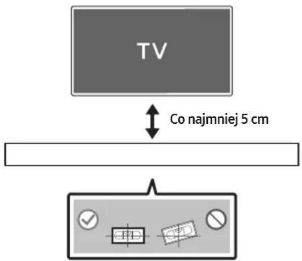TV Co najmniej 5 cm