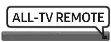 SAMSUNG HW-B540 - Ajuste del volumen de la Soundbar con el mando a distancia del televisor - 9