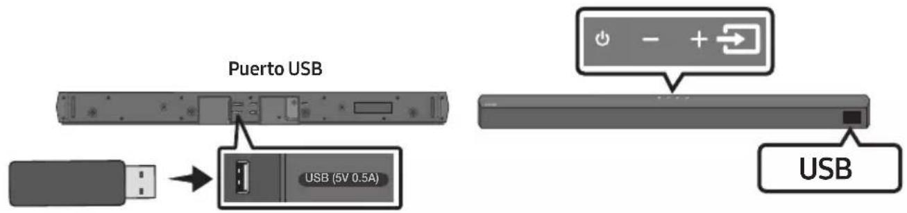 Puerto USB USB (5V 0.5A) USB