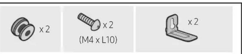 x 2 x 2 (M4 x L10) x 2