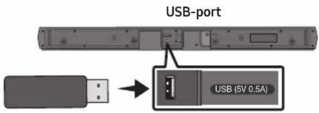USB-port USB (5V 0.5A)