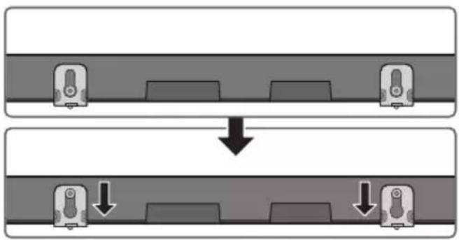 SAMSUNG HW-B540 - Platzieren Sie die Montagehilfe für die Wandhalterung an der Wand. - 8