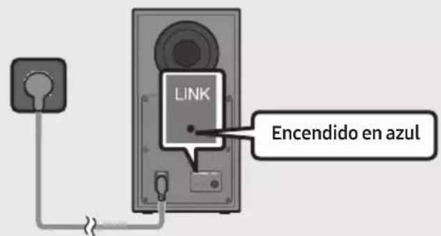 LINK Encendido en azul