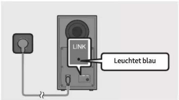 LINK Leuchtet blau