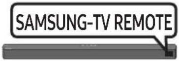 SAMSUNG HW-B540 - „Soundbar“ garsumo reguliavimas televizoriaus nuotolinio valdymo pultu - 6