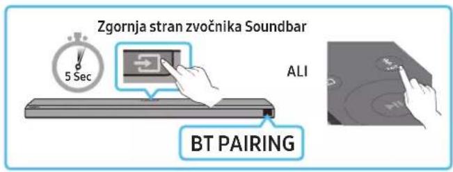 SAMSUNG HW-Q710A - Metoda 1. Povezovanje prek funkcije Bluetooth - 2