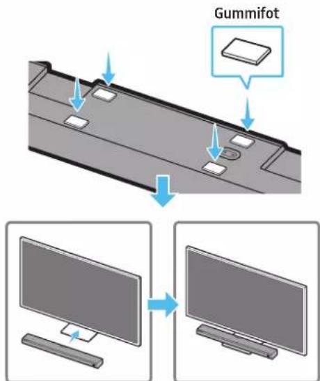 SAMSUNG HW-Q710A - Gummifot - 1