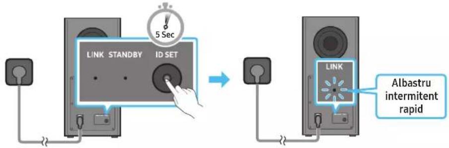 SAMSUNG HW-Q710A - Conectarea manuală a subwooferului - 1