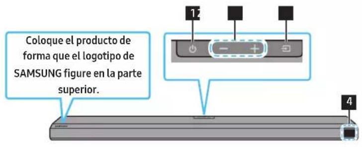 SAMSUNG HW-Q710A - Panel delantero y panel superior de la Soundbar - 1