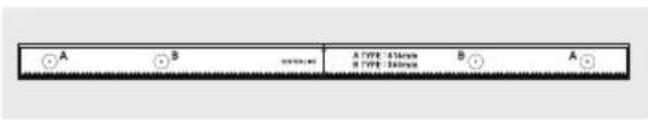 A B TYPE: 45mm TYPE: 30mm B A