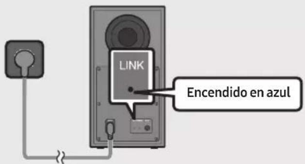 LINK Encendido en azul