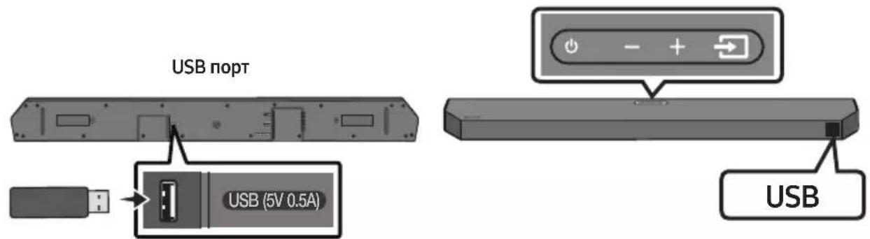 USB порт USB (5V 0.5A) USB