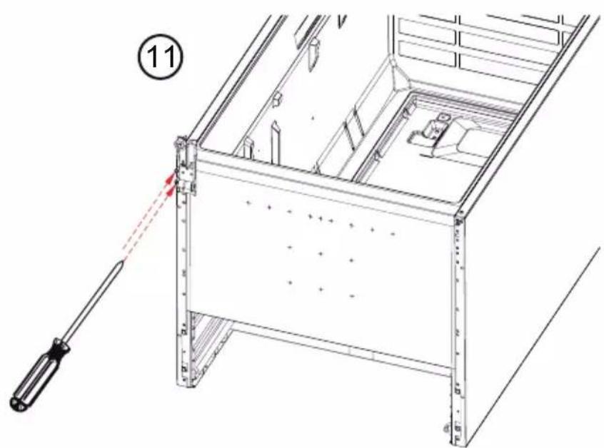 SAMSUNG RT30A3100SA - How to reverse door(applicable model only) - 10