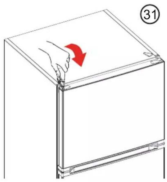 SAMSUNG RT30A3100SA - How to reverse door(applicable model only) - 24