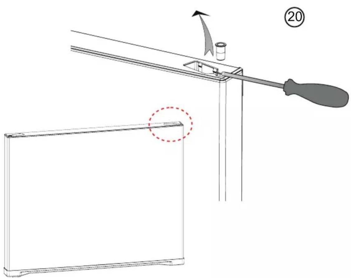 SAMSUNG RT30A3100SA - How to reverse door(applicable model only) - 16