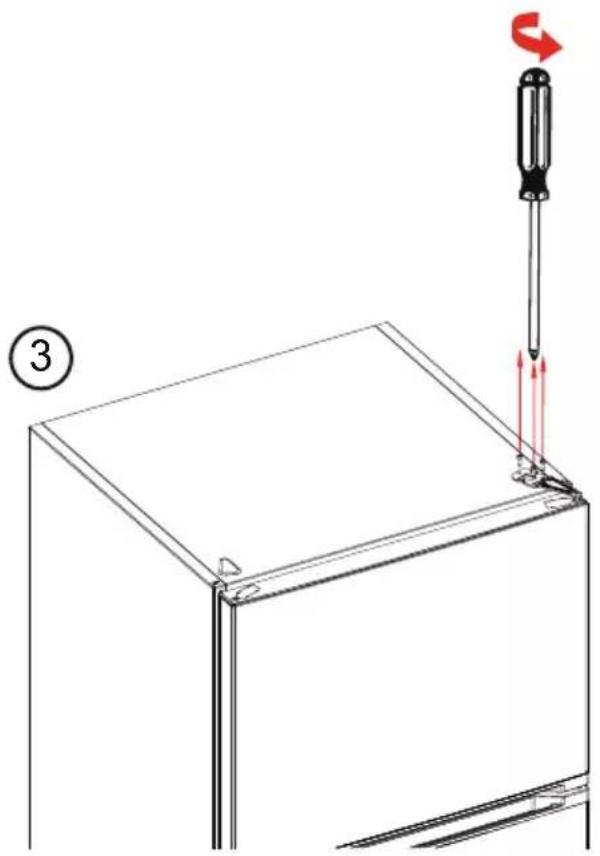 SAMSUNG RT30A3100SA - How to reverse door(applicable model only) - 4