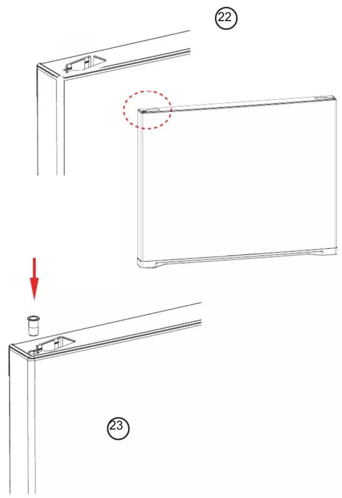 SAMSUNG RT30A3100SA - ATTENTION - 40
