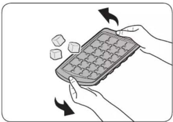 SAMSUNG RT30A3100SA - To make ice cubes: - 1
