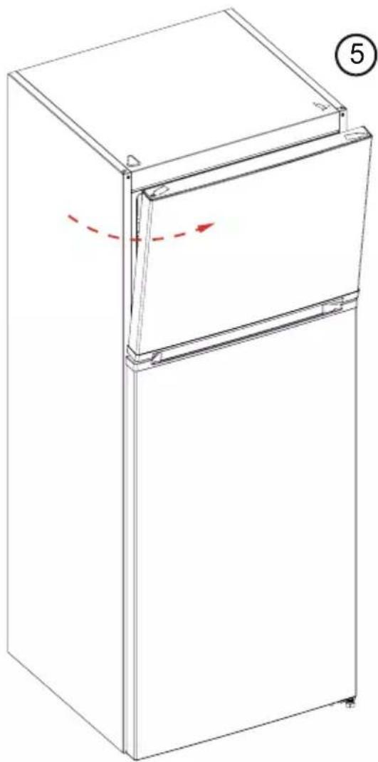 SAMSUNG RT30A3100SA - How to reverse door(applicable model only) - 6