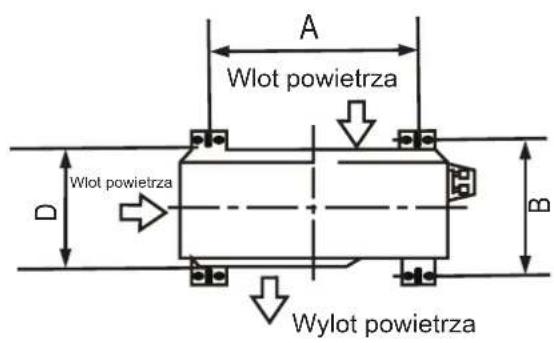 SAMSUNG AR18BXHQASIXEU - WYMIARY MONTAŻOWE URZĄDZENIA - 1