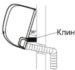 SAMSUNG AR18BXHQASINEU - Ако фреоновите тръби вече са вградени в стената, то направете следното: - 1