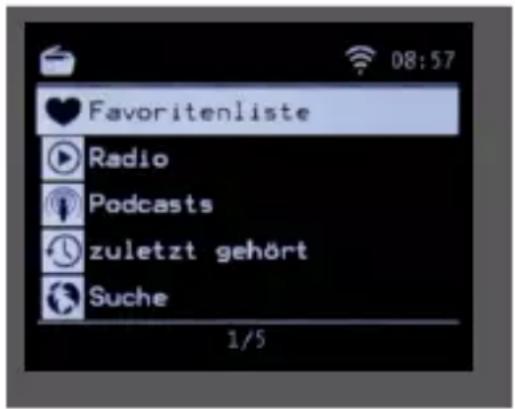 Imperial DABMAN i460 - sélectionner une station de radio Internet - 2
