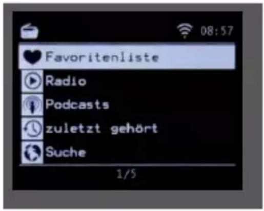 Imperial DABMAN i460 - Selezione di una stazione radio Internet - 2