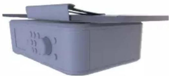 Imperial DABMAN i460 - Fastening the radio to the shelf (without drilling) - 4