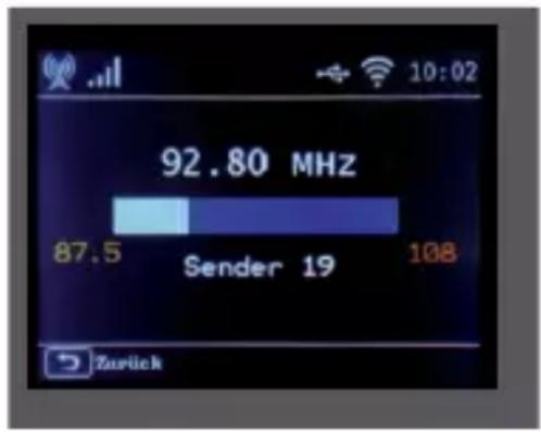 Imperial DABMAN i460 - Recherche automatique de la bande FM - 1