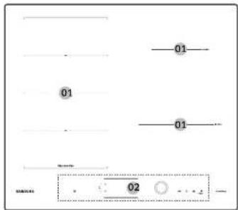 SAMSUNG NZ64B6058FK - Kogezoner - 2