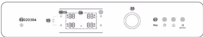 SAMSUNG NZ64B6058FK - Bedieningspaneel - 2