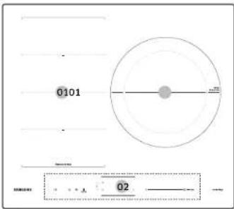 SAMSUNG NZ64B6058FK - Kokzoner - 3