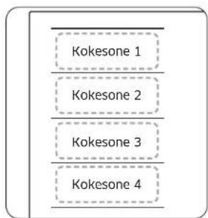 SAMSUNG NZ64B6058FK - Fleksisone Pluss (Kun for modeller med Fleksisone Pluss) - 1